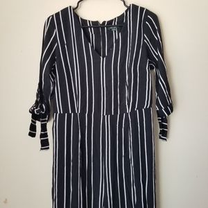 Striped Flowy Jumpsuit